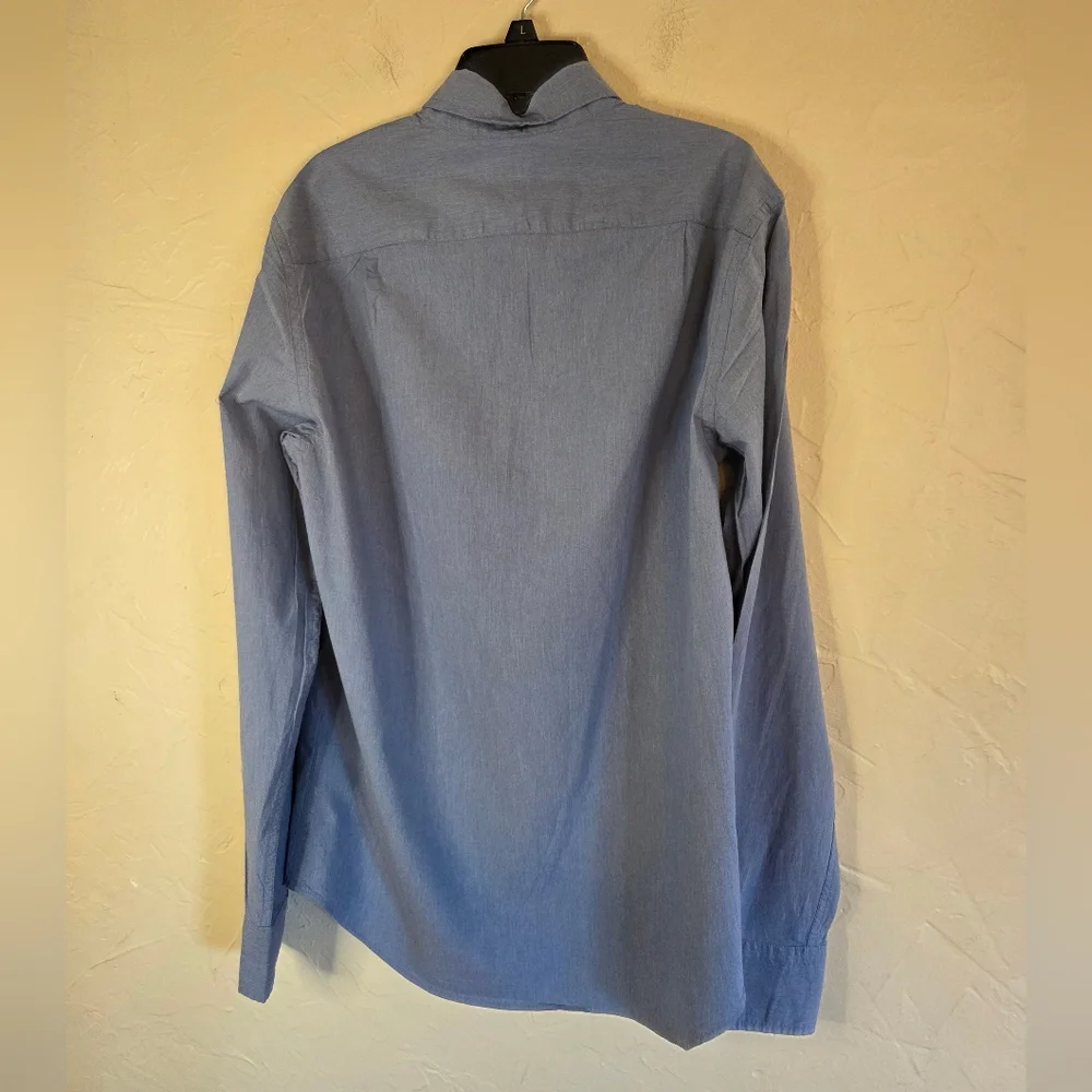 J.Crew Mercantile Flex Slim Blue Button-Down Shirt Size S